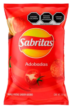 SABRITAS PAPAS ADOBADAS, BIG 105 Gr