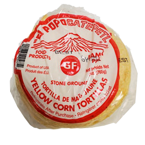 POPOCATEPETL YELLOW CORN TORTILLA 27 OZ, 765 Grs