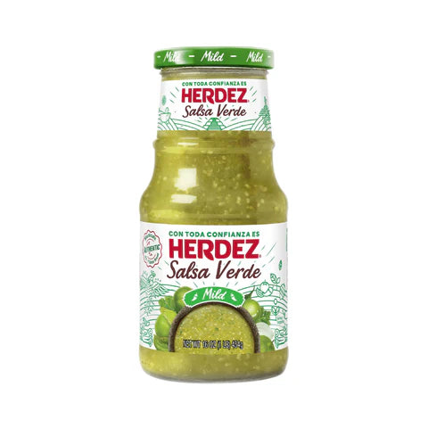 HERDEZ GREEN ROASTED SAUCE 16 Oz, 454 GRS
