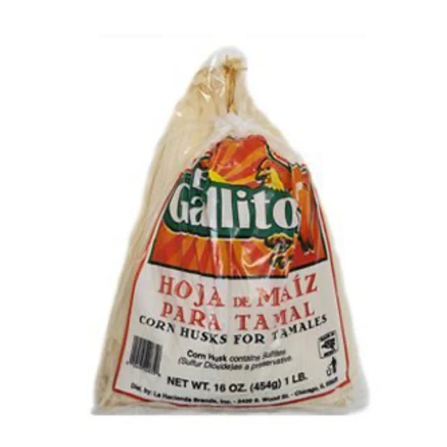 EL GALLITO HOJA DE TAMAL/ CORN HUSK BAG 1 LB.