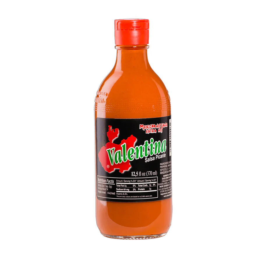 VALENTINA HOT SAUCE BLACK - XHOT, 370 ML, 12.5 Oz.