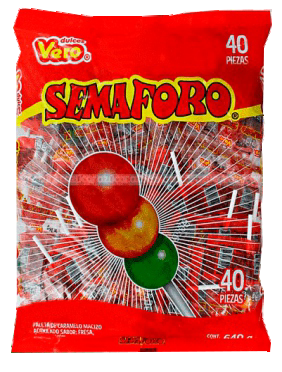 VERO LOLLIPOP SEMAFORO 40 Pc