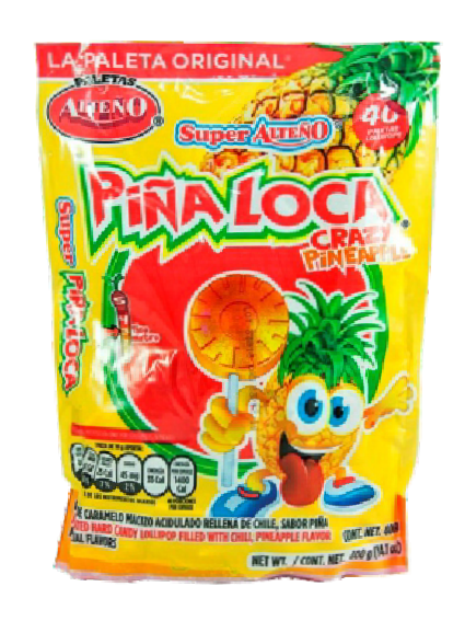 ALTEÑO PIÑA LOCA, 360 Grs., 40 Pc.