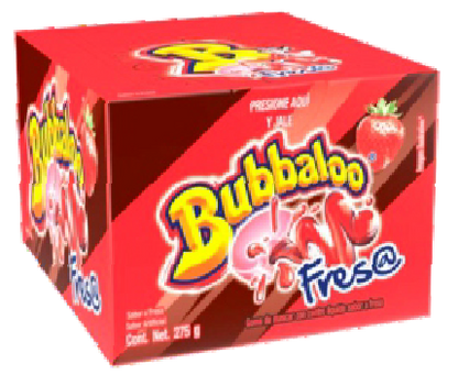 BUBBALOO STRAWBERRY CASE 47 PC