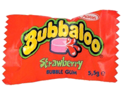 BUBBALOO STRAWBERRY CASE 47 PC