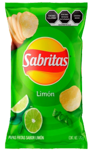 SABRITAS PAPAS LIMON 160 Grs