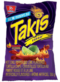 BARCEL TAKIS FUEGO 280 Grs, 9.9 Oz