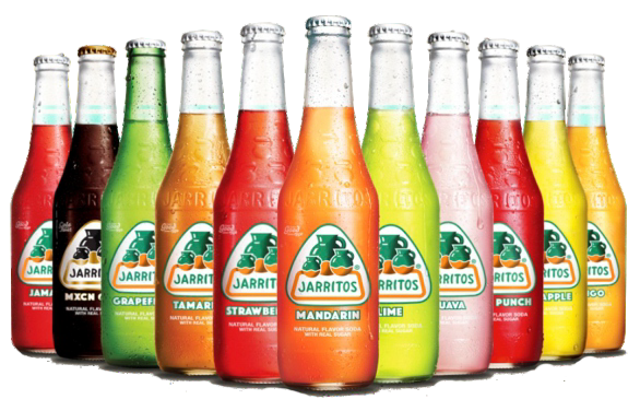 JARRITOS Pineapple, Mandarine, Lime, Mango, Fruit Punch, Guava, Tamarindo, Strawberry, Soda Water & Grapefruit Hibiscus Flower, Mexican Cola, Watermelon, 12 OZ