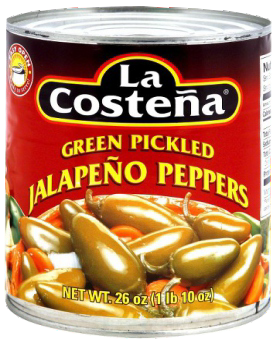 LA COSTEÑA WHOLE JALAPEÑO 26 OZ, 737 Grs
