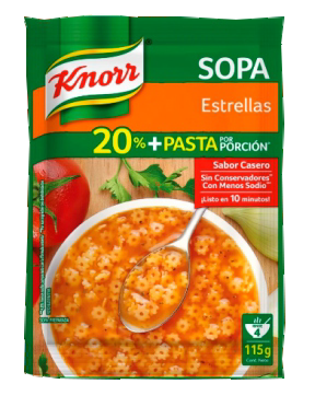 KNORR INSTANT SOUP STAR, 100 Gr.