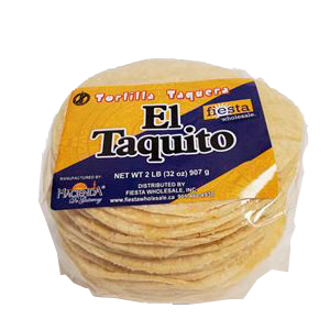 EL TAQUITO TAQUERA YELLOW TORTILLA 2 Lb, 907 Grs