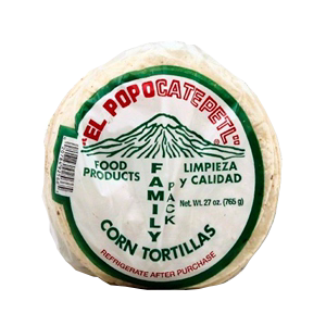 POPOCATEPETL WHITE CORN TORTILLA 27 Oz, 765 Grs